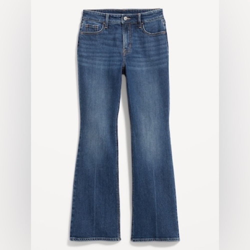 Old Navy Flare Jeans Size 10 Dark Wash